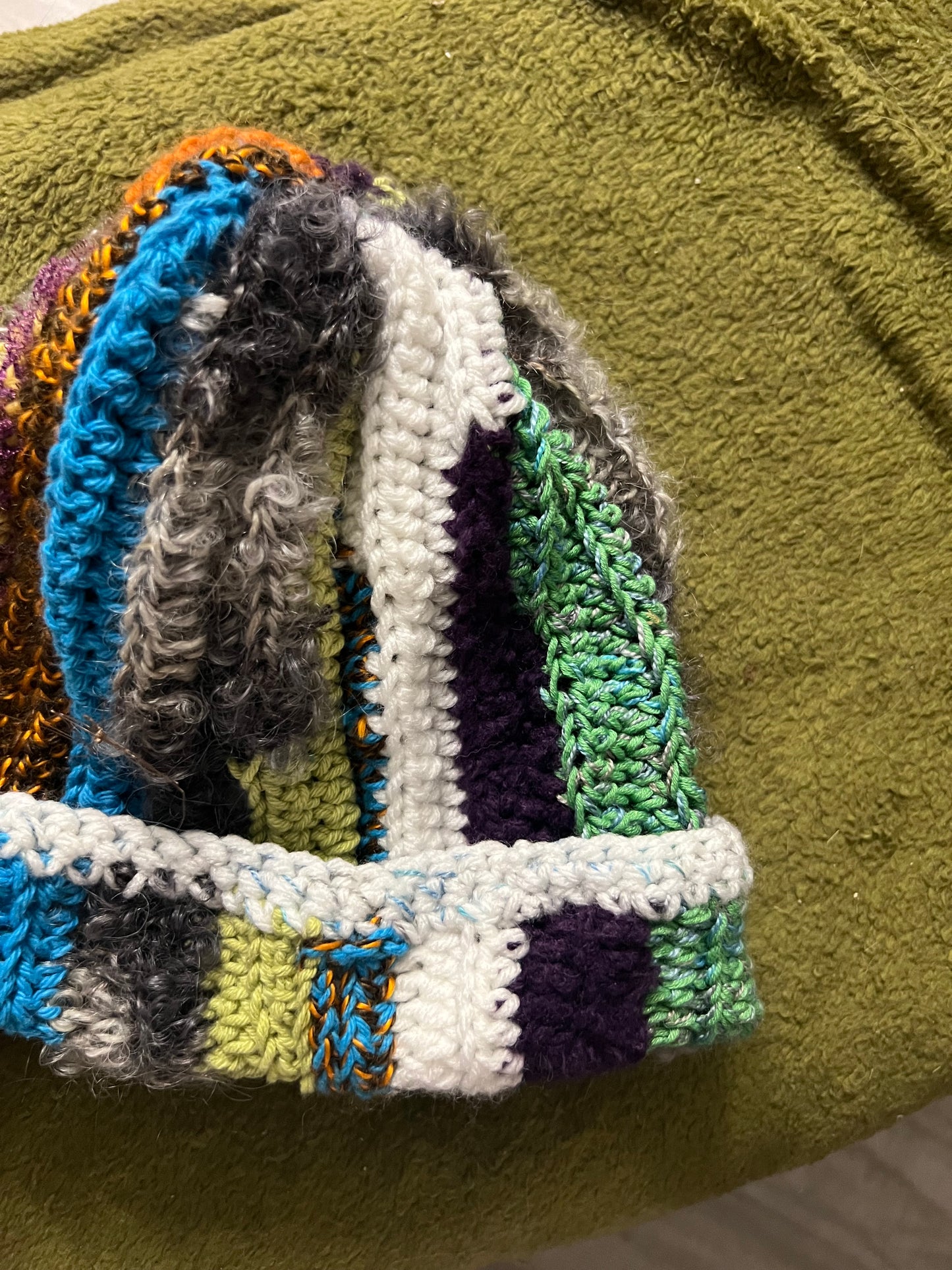 Scrap Yarn Beanies