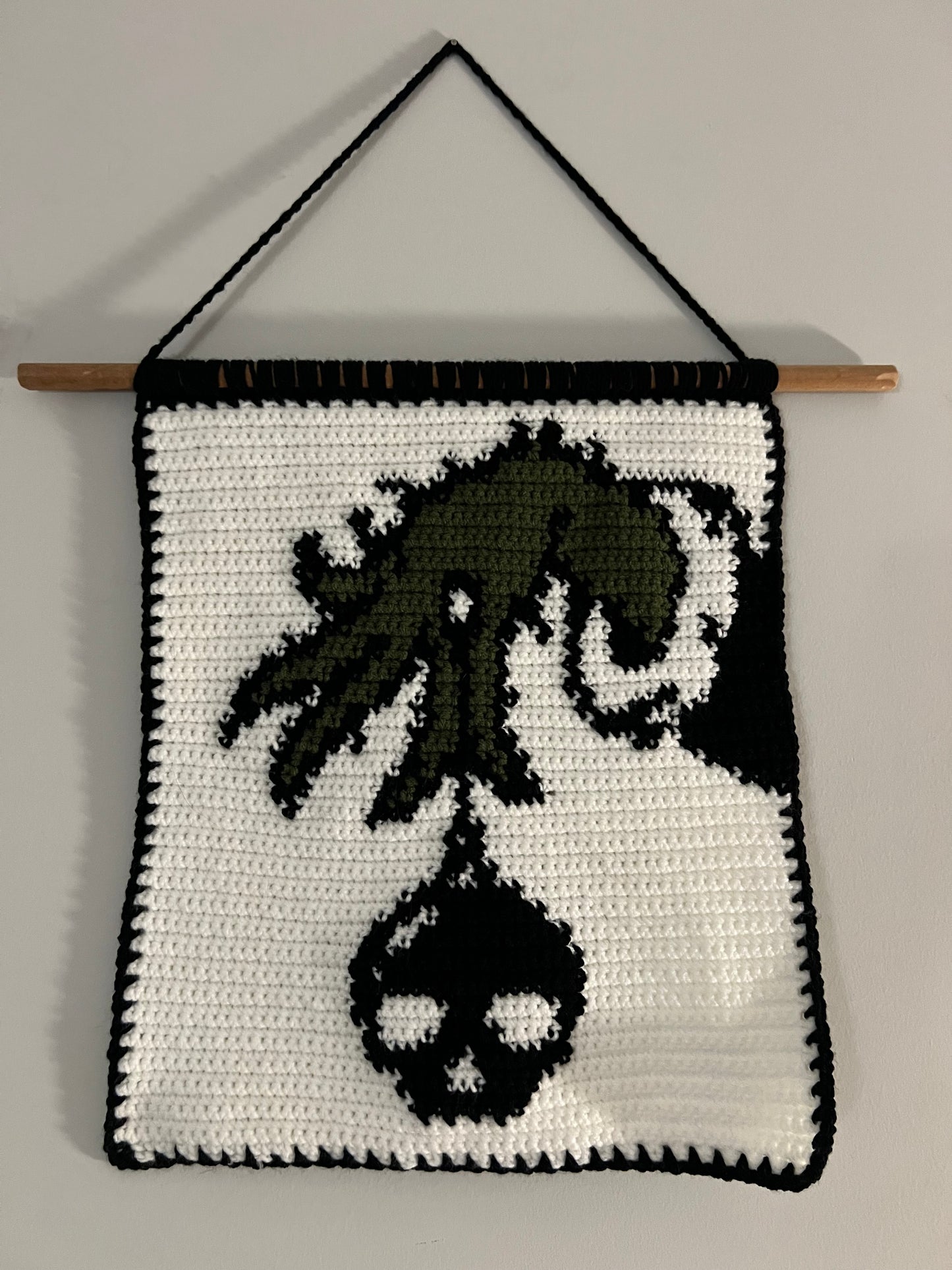 Grinch Hand Tapestry