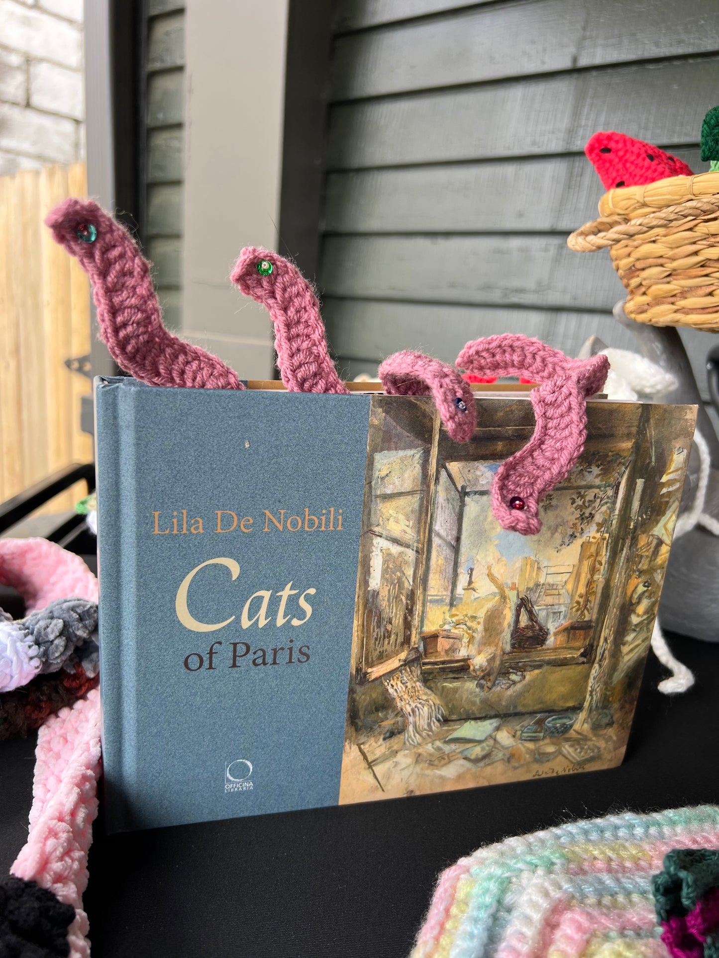 Book Worm Bookmarks