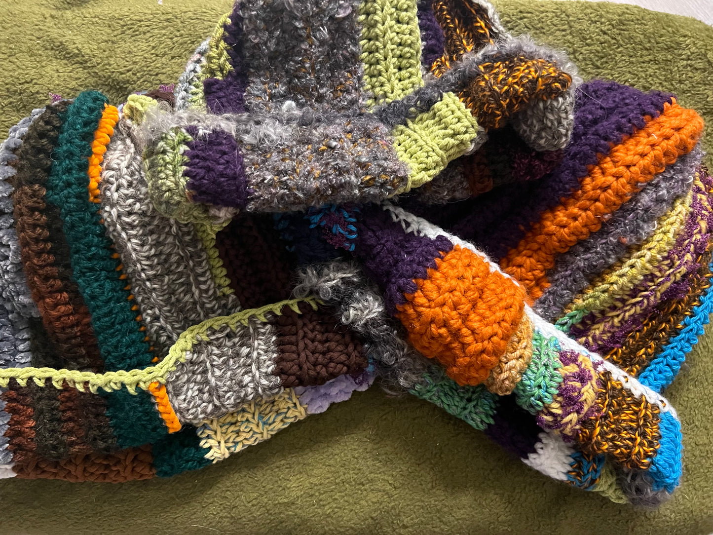 Scrap Yarn Beanies