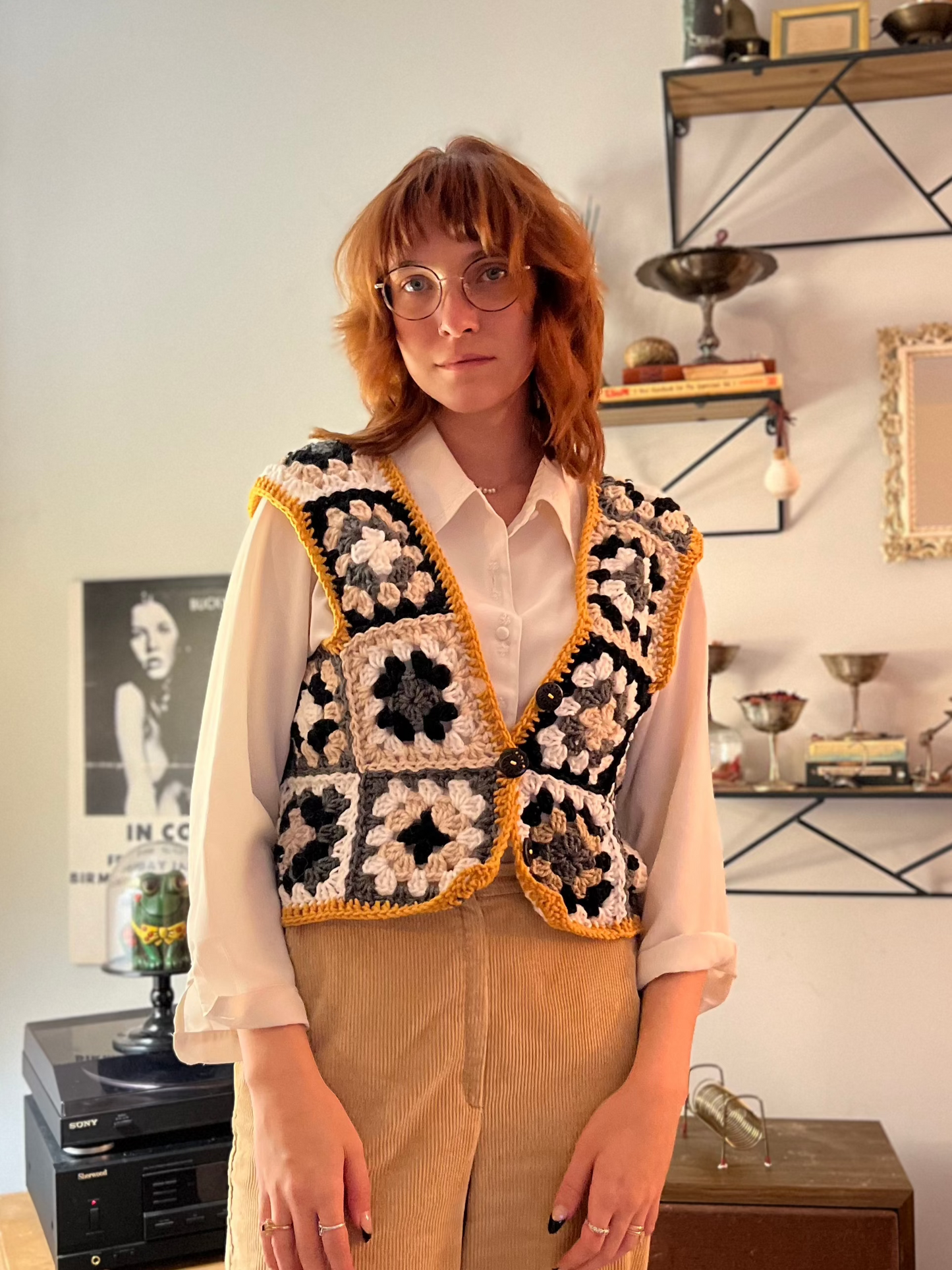 Silly Goose Vest - Gold