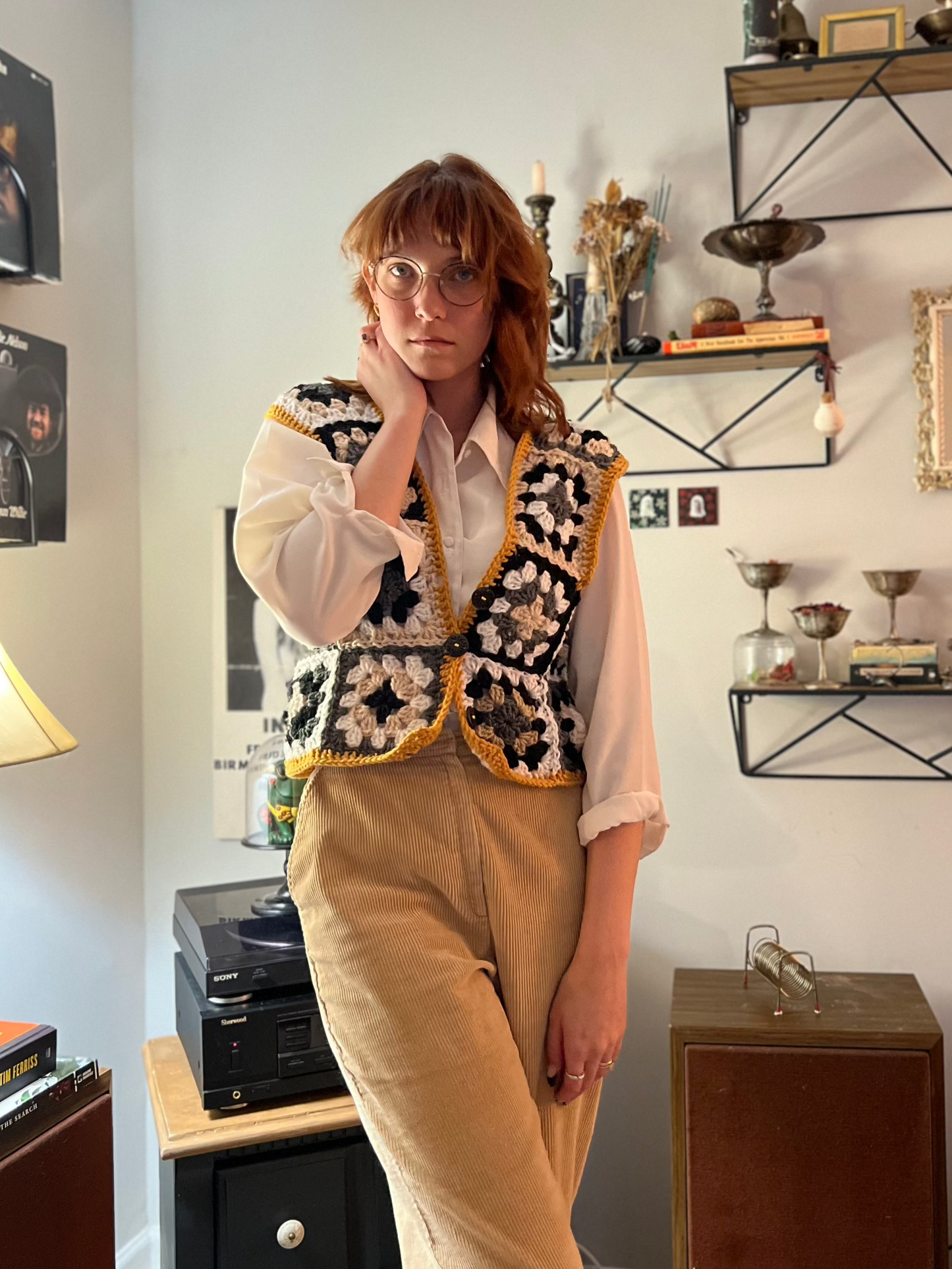Silly Goose Vest - Gold