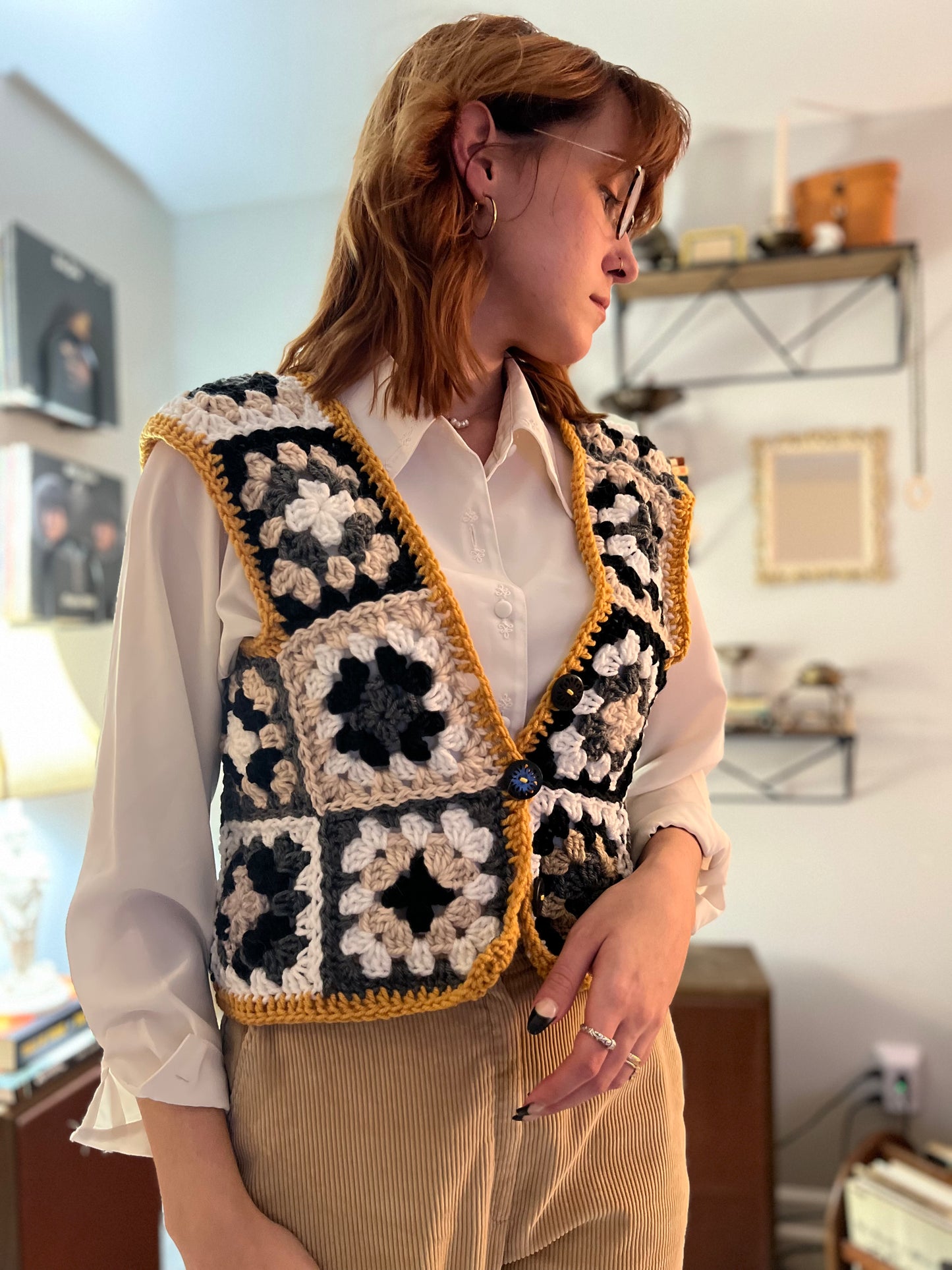 Silly Goose Vest - Gold