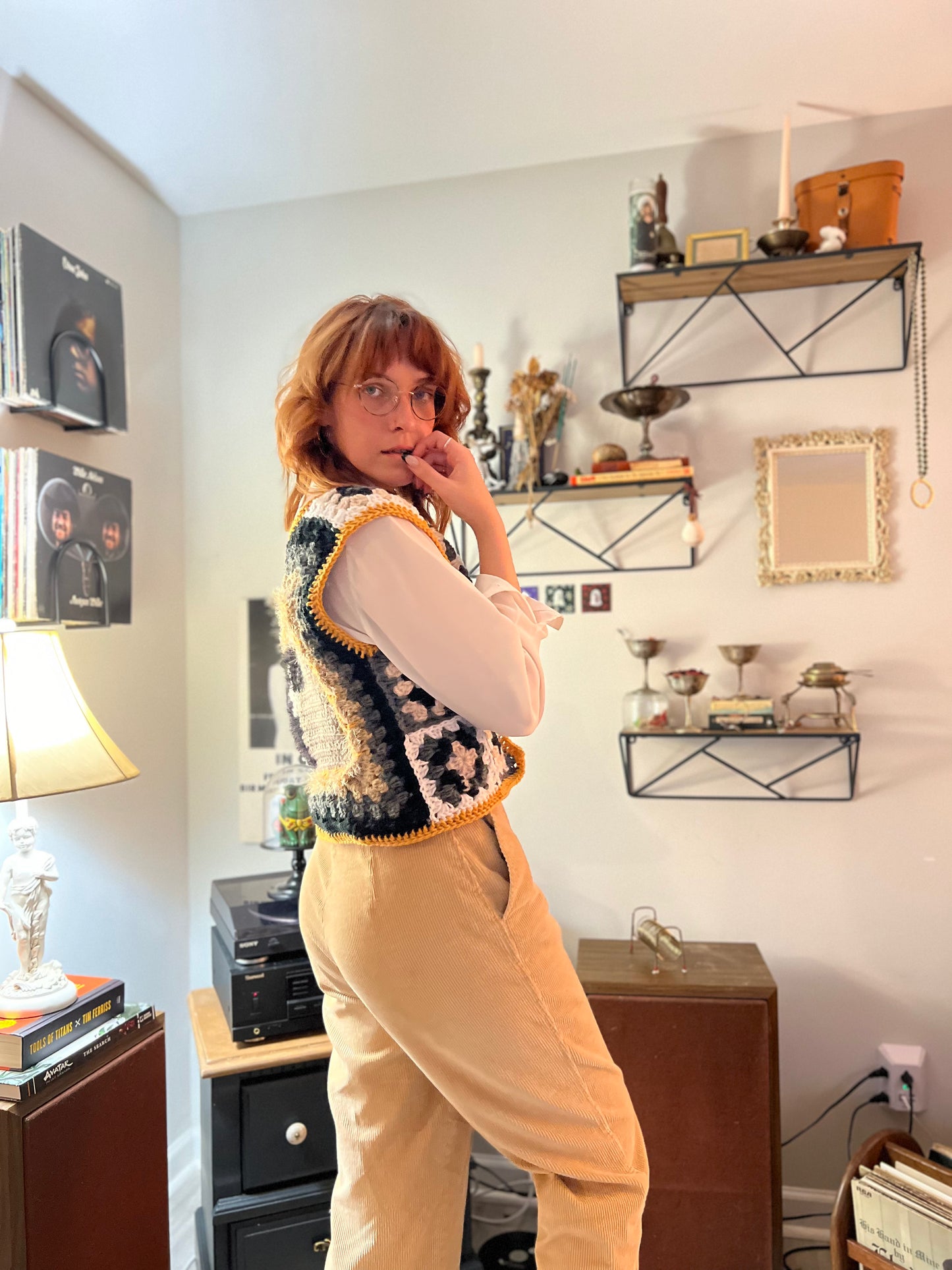 Silly Goose Vest - Gold