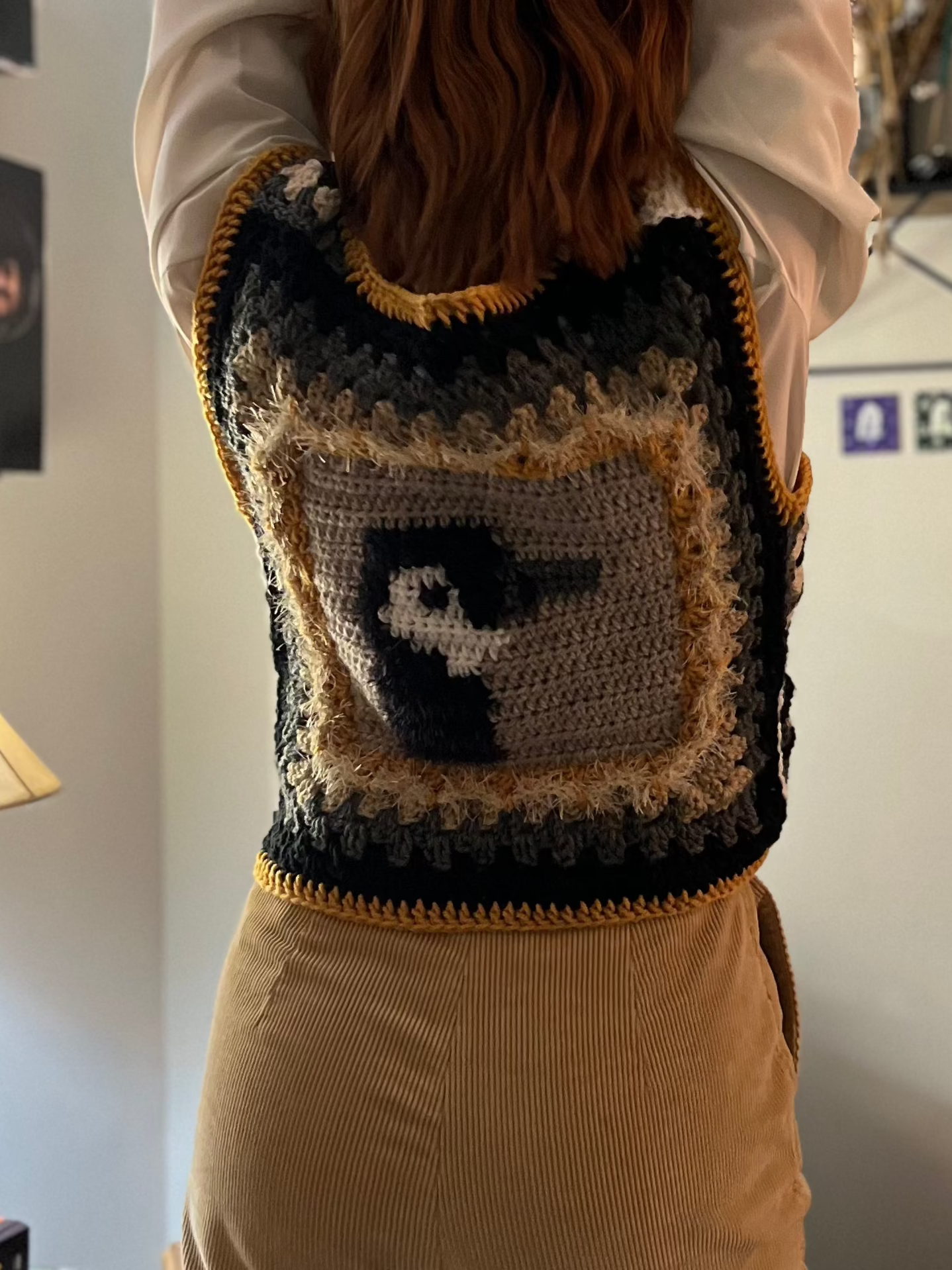 Silly Goose Vest - Gold