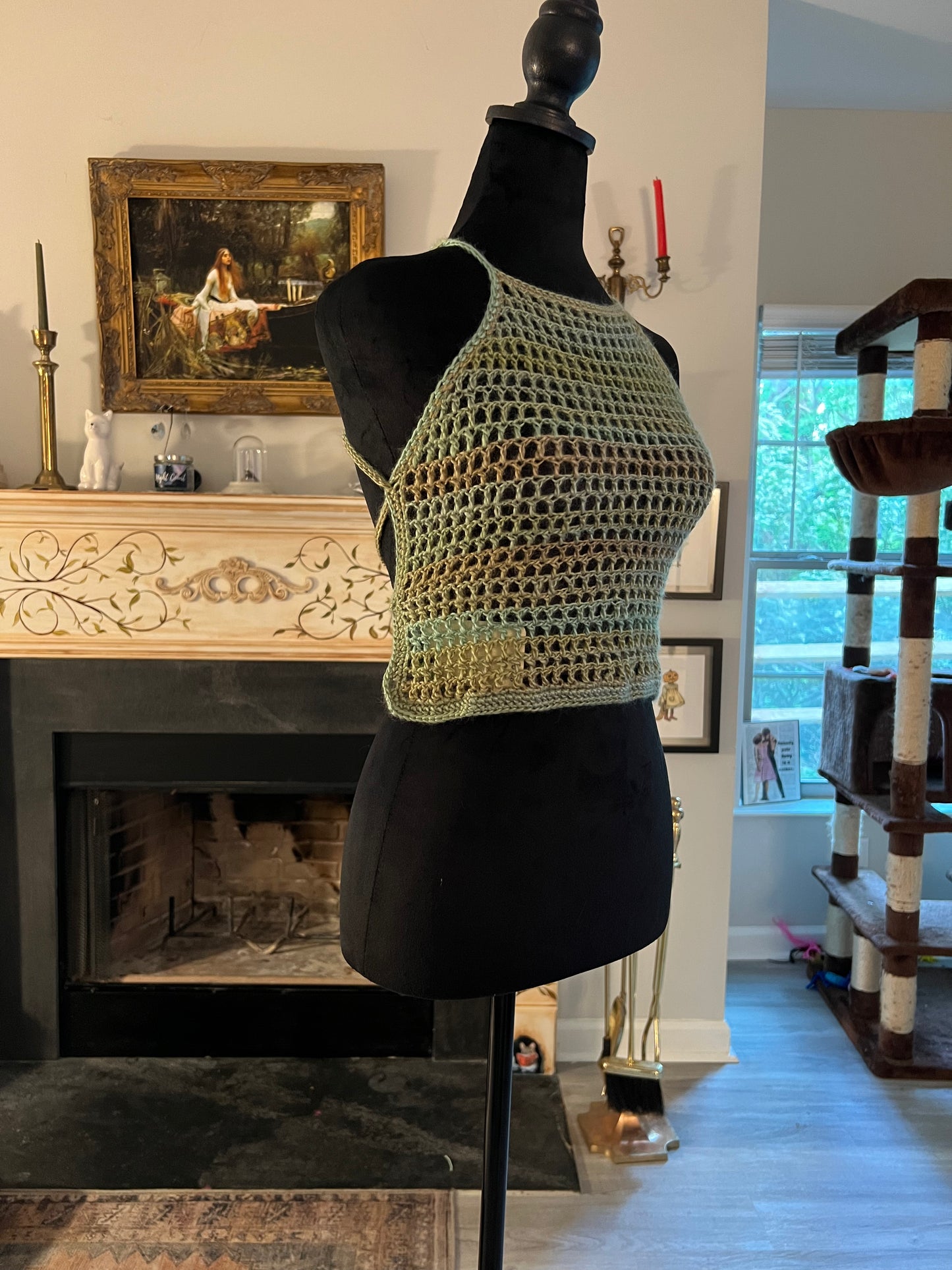 Mesh Corset Top