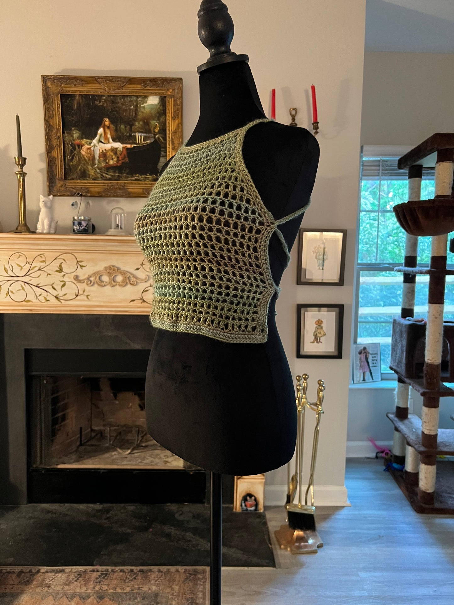 Mesh Corset Top