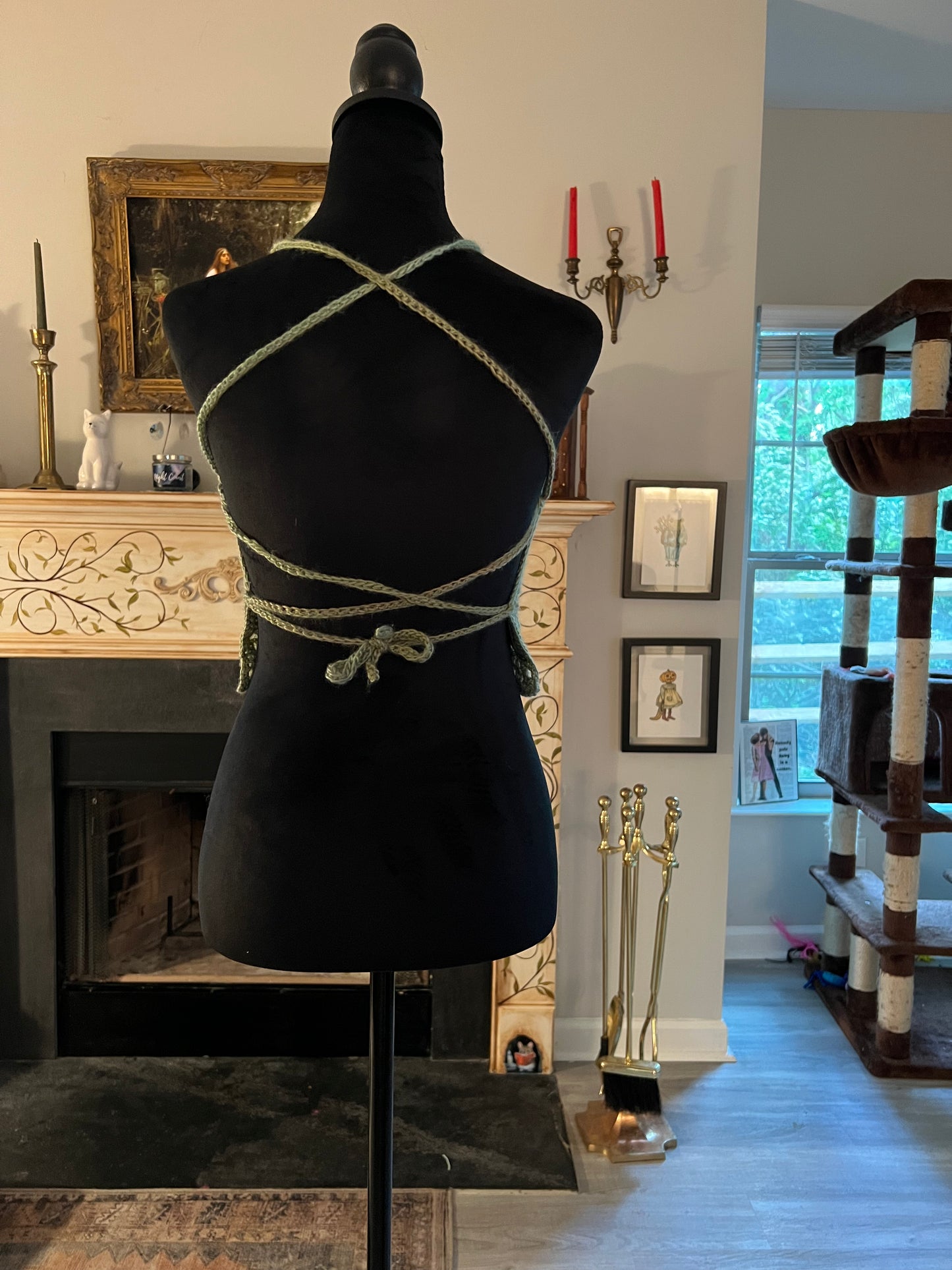 Mesh Corset Top