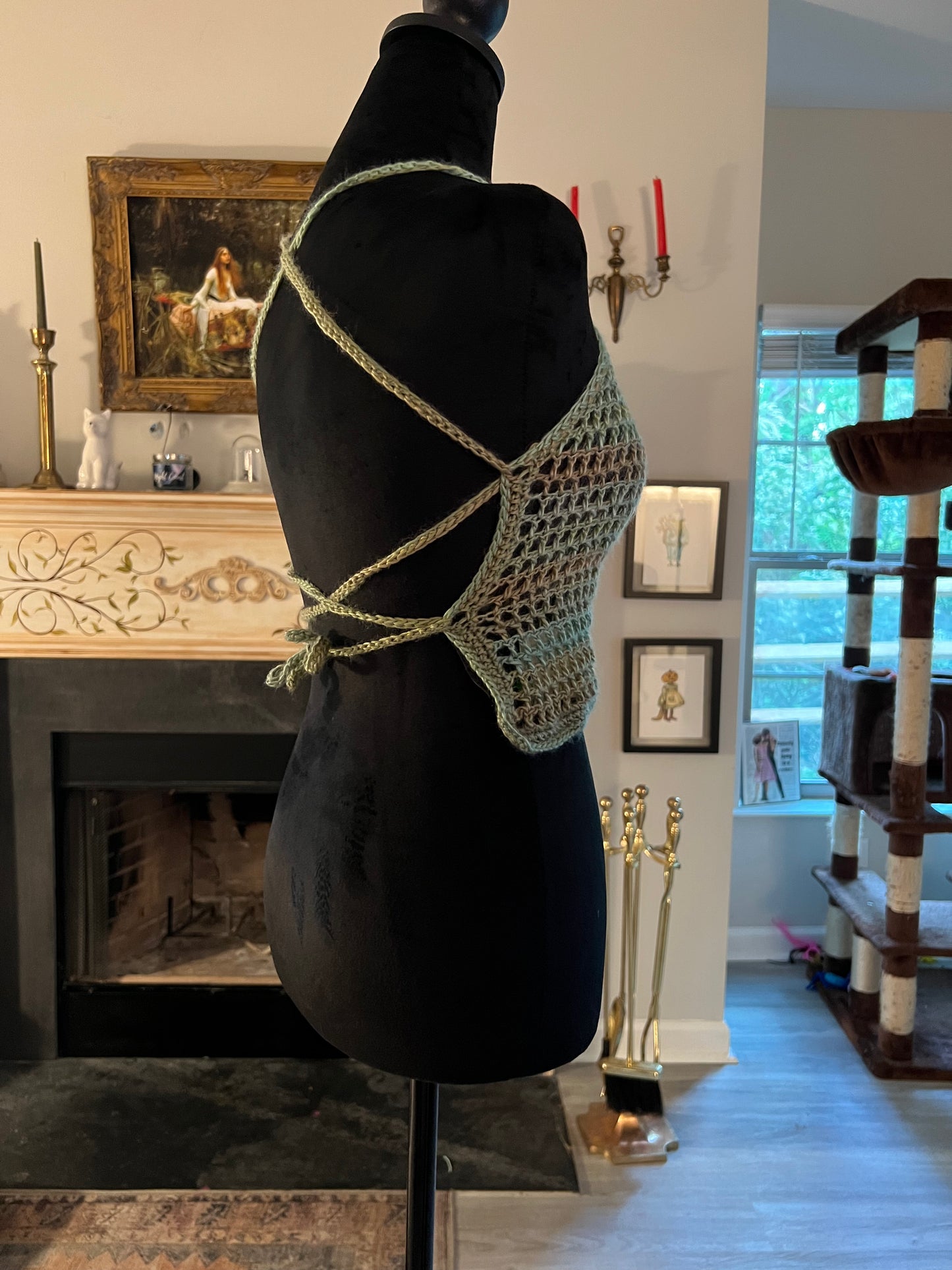 Mesh Corset Top