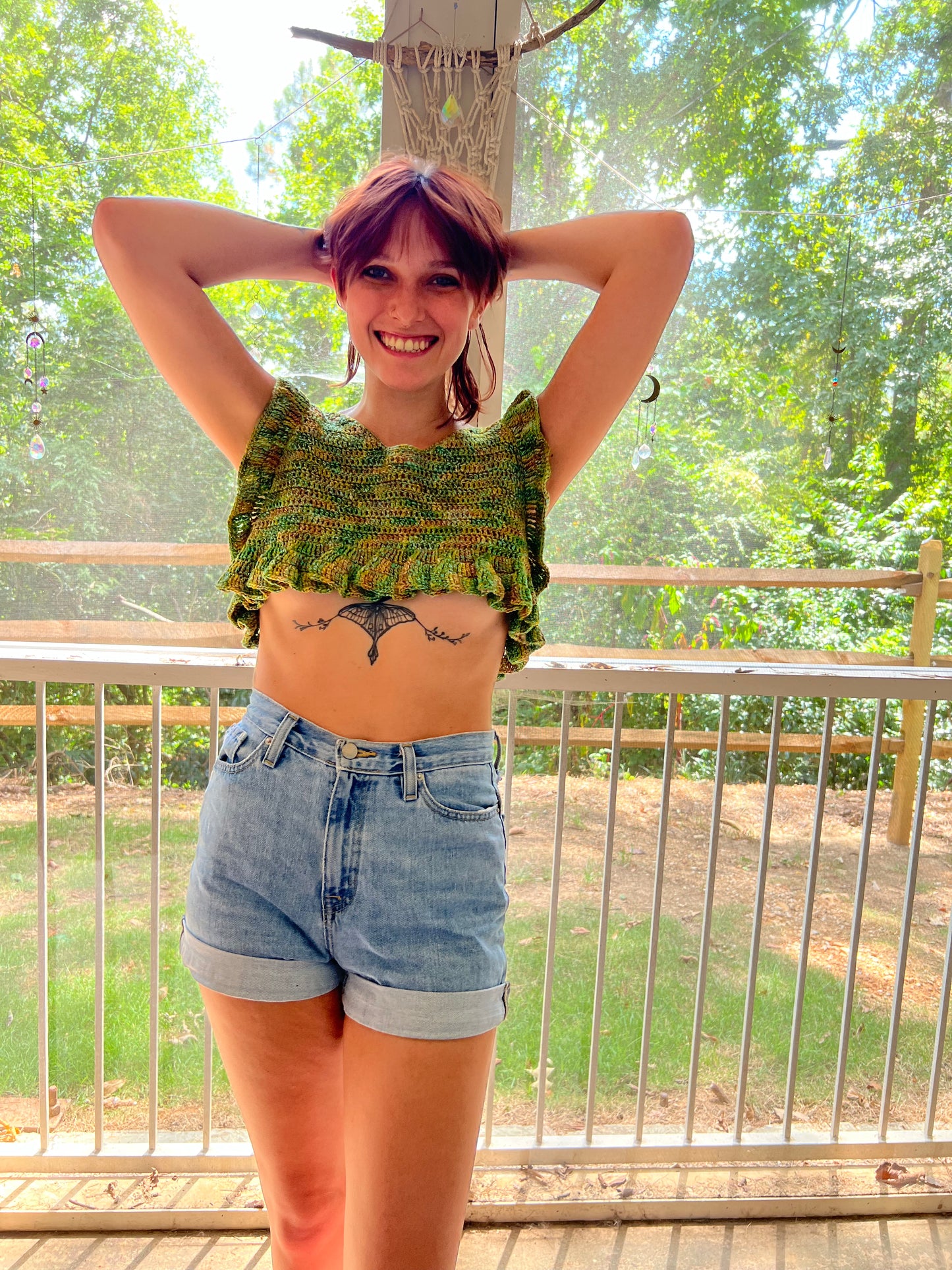 Mini Ruffle Crop Top