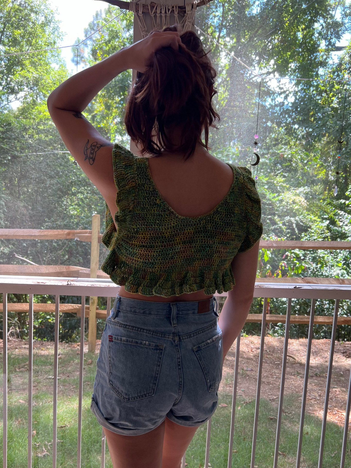 Mini Ruffle Crop Top