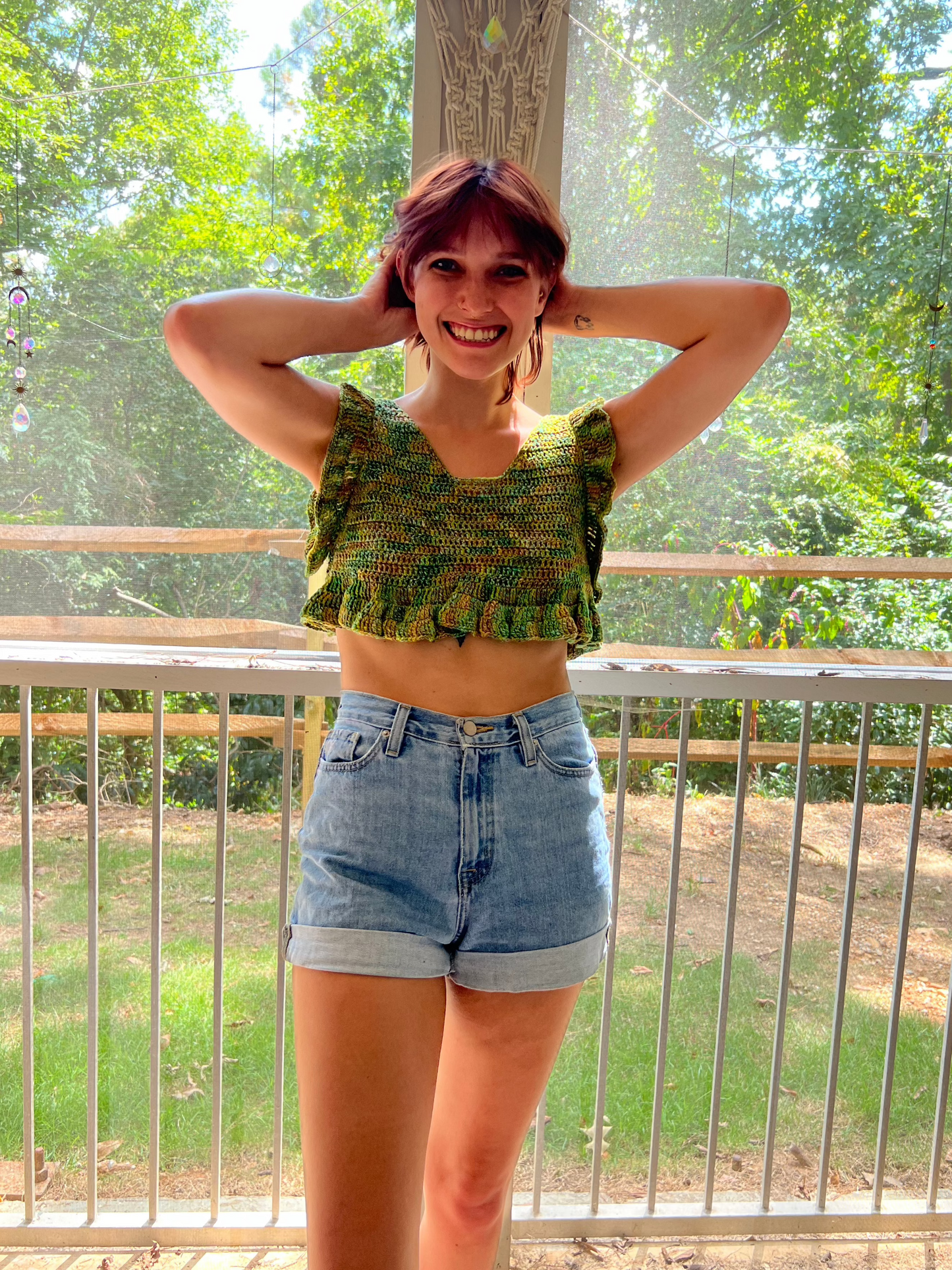 Mini Ruffle Crop Top