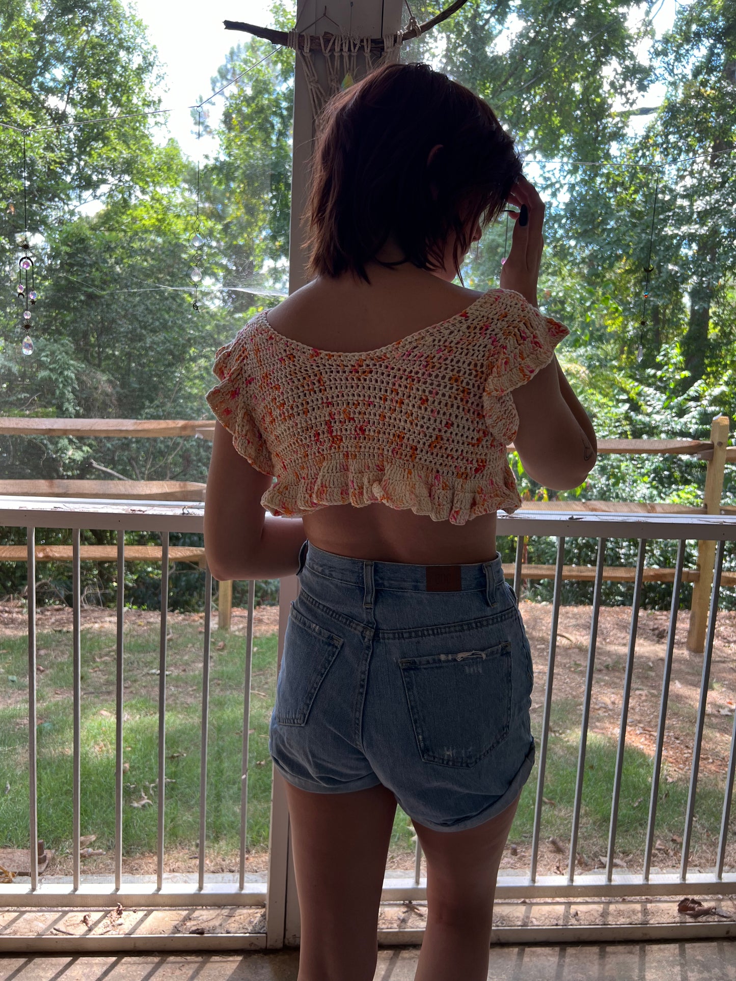 Mini Ruffle Crop Top