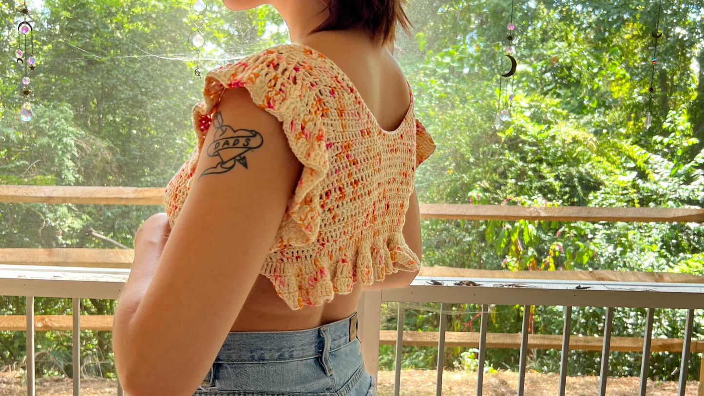 Mini Ruffle Crop Top