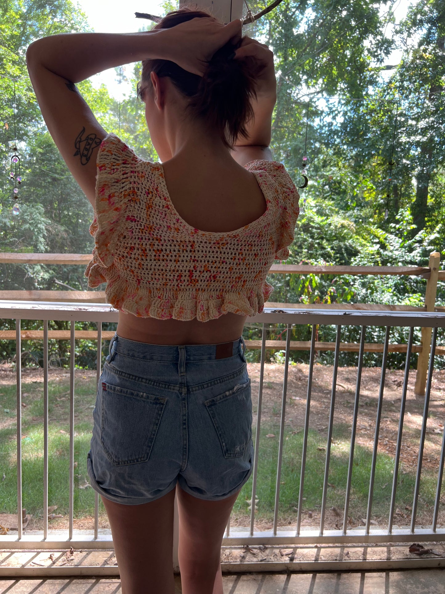Mini Ruffle Crop Top