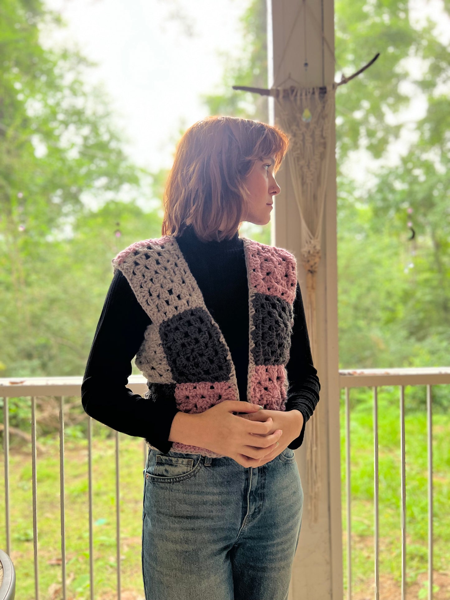 Neapolitan Granny Square Vest
