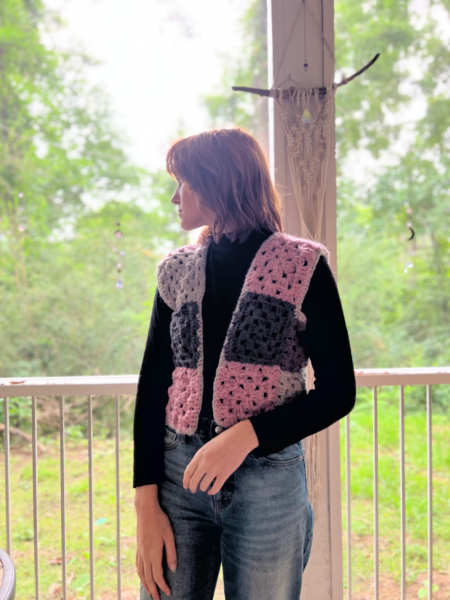 Neapolitan Granny Square Vest