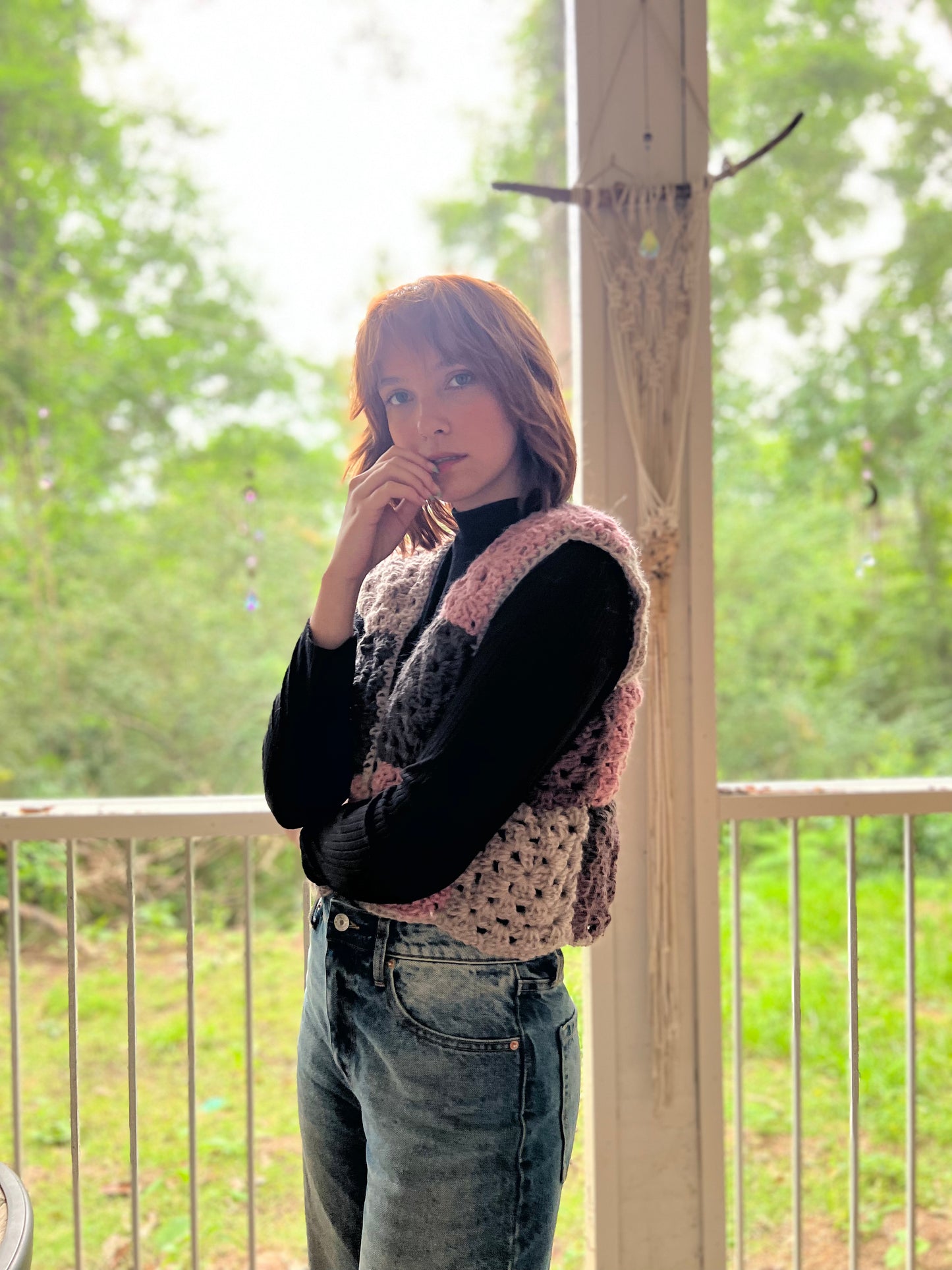 Neapolitan Granny Square Vest