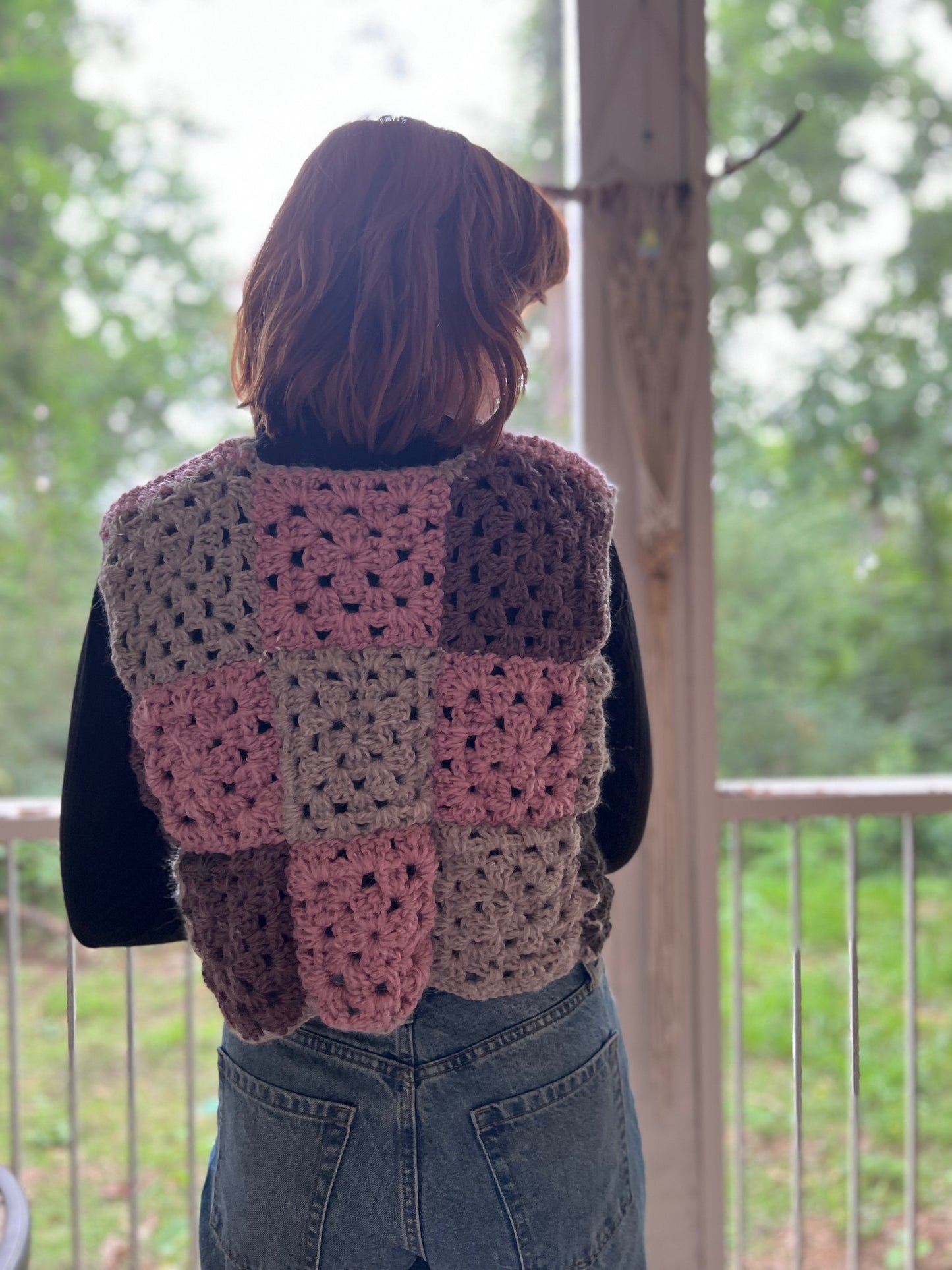 Neapolitan Granny Square Vest