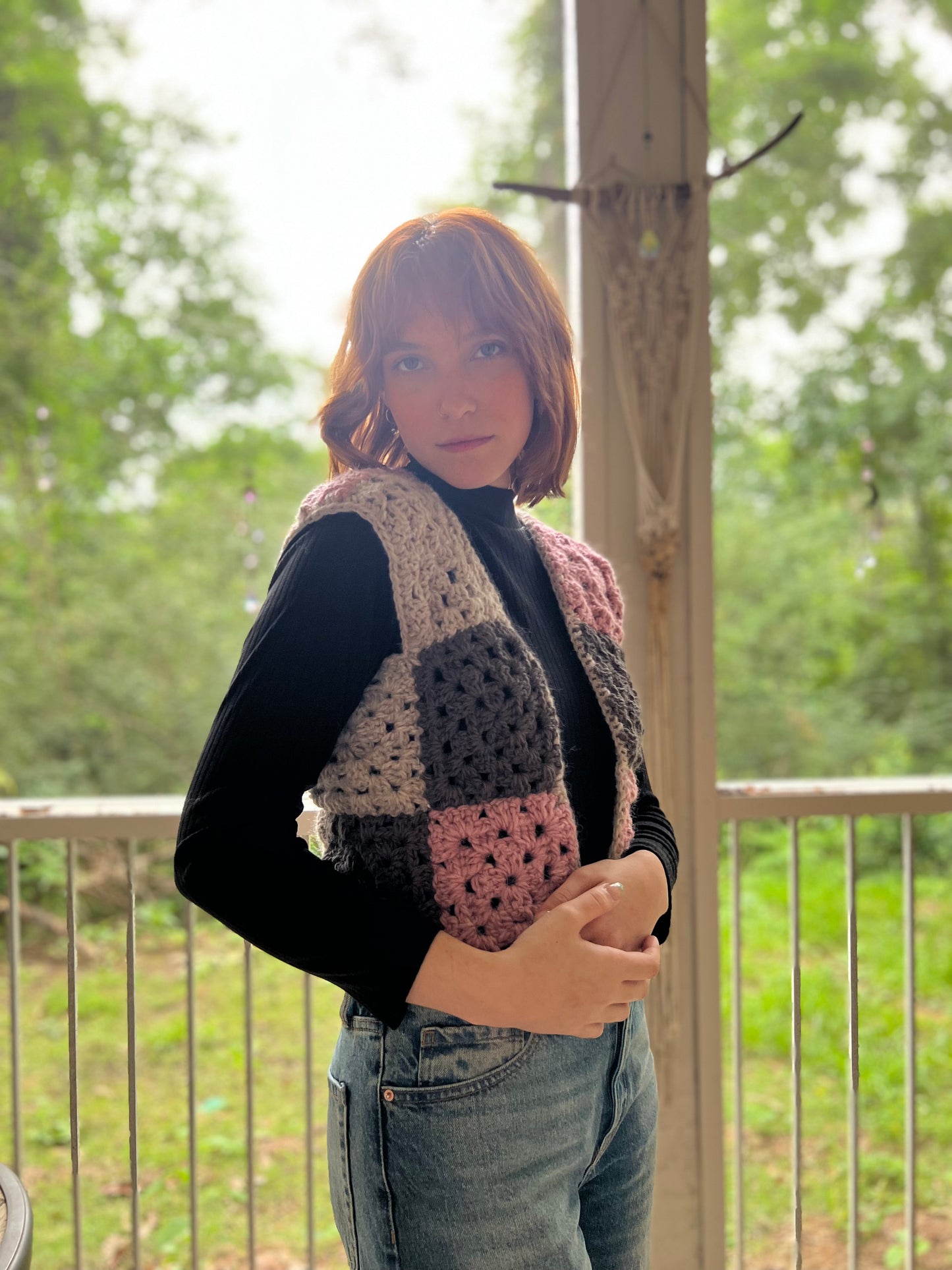 Neapolitan Granny Square Vest