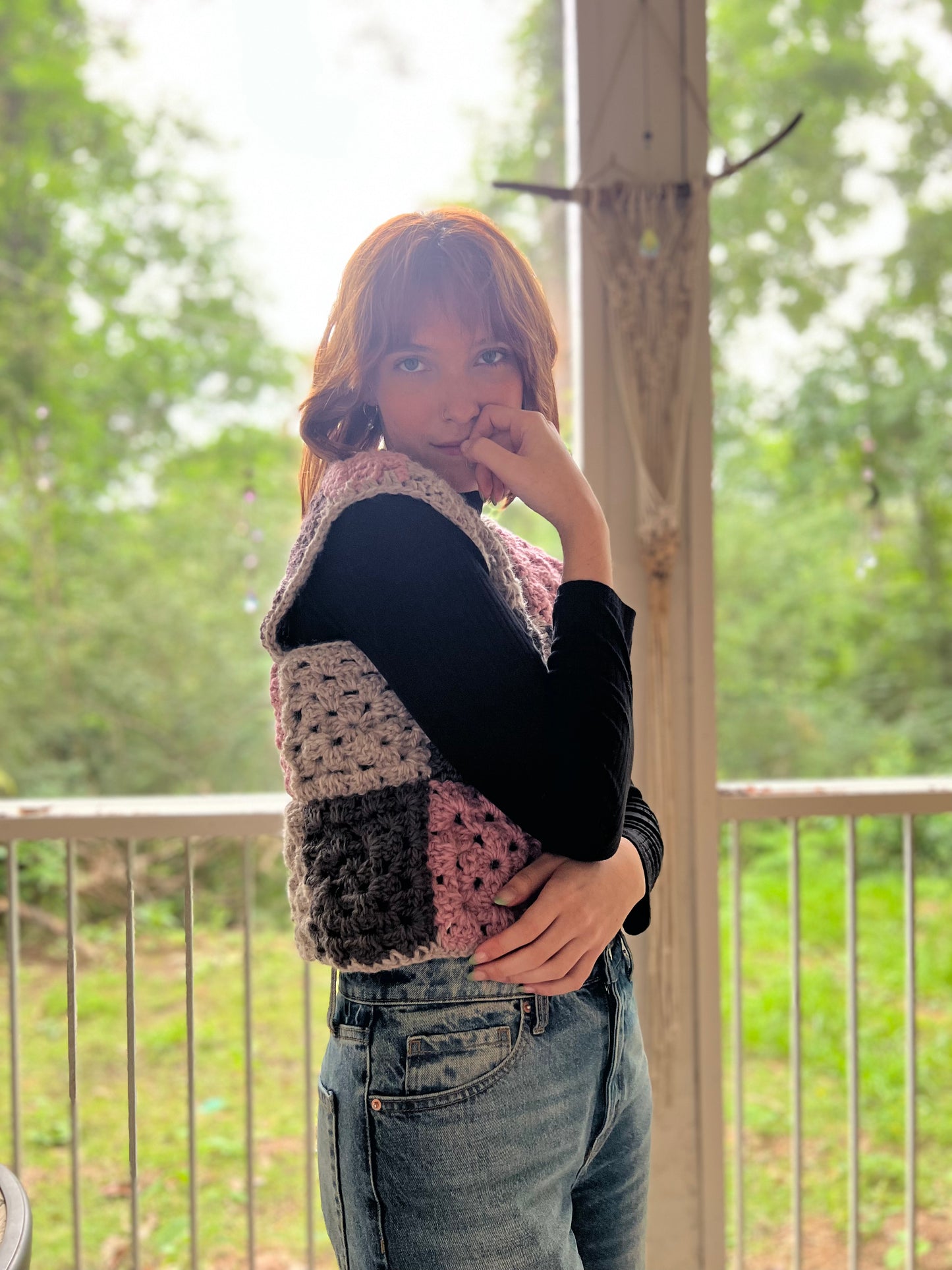 Neapolitan Granny Square Vest