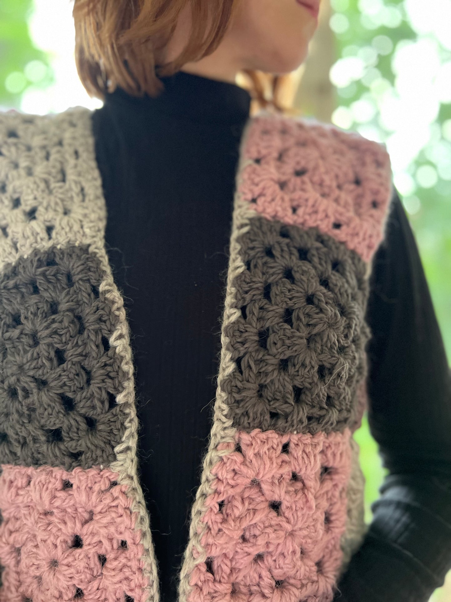 Neapolitan Granny Square Vest