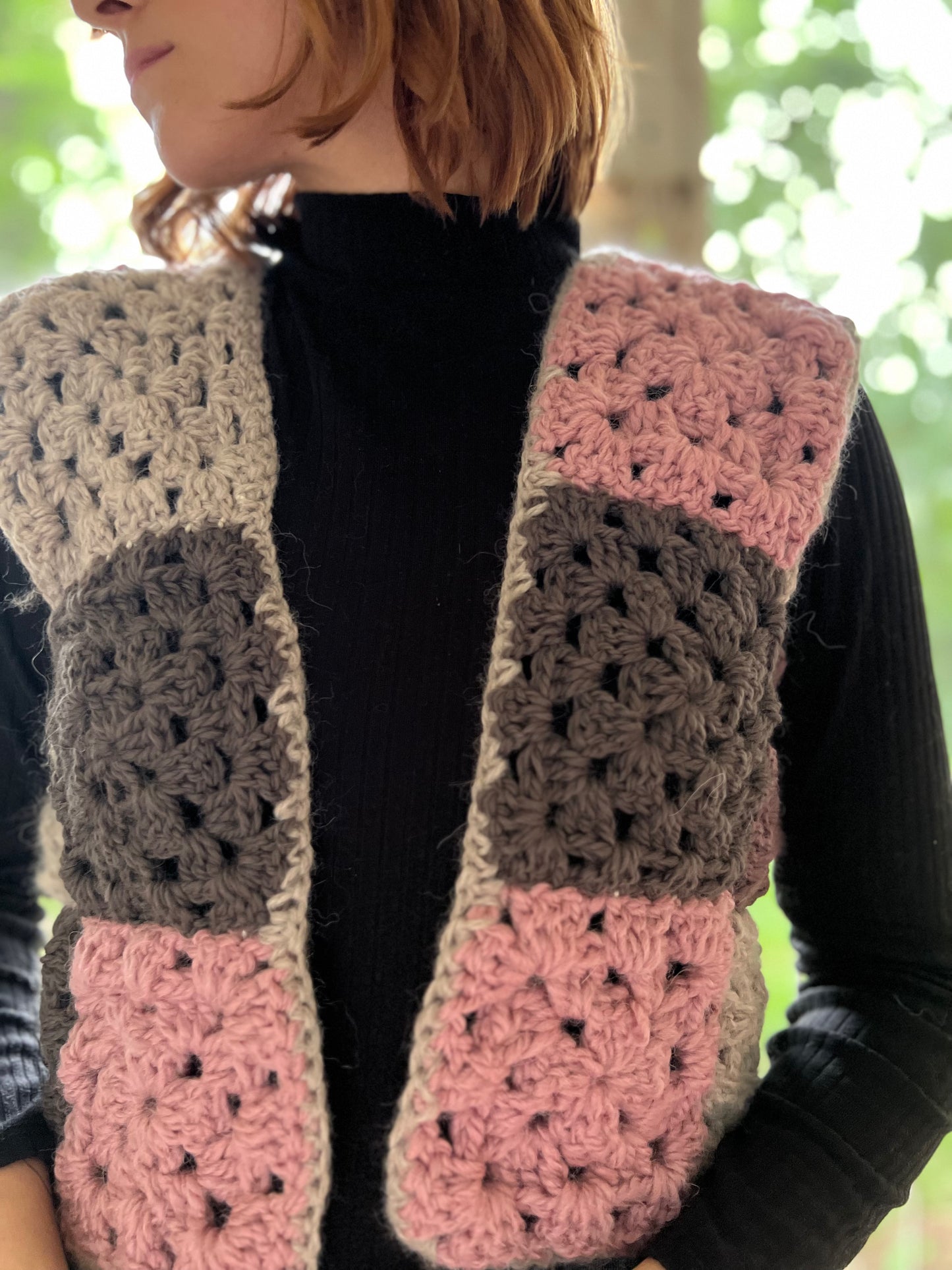 Neapolitan Granny Square Vest