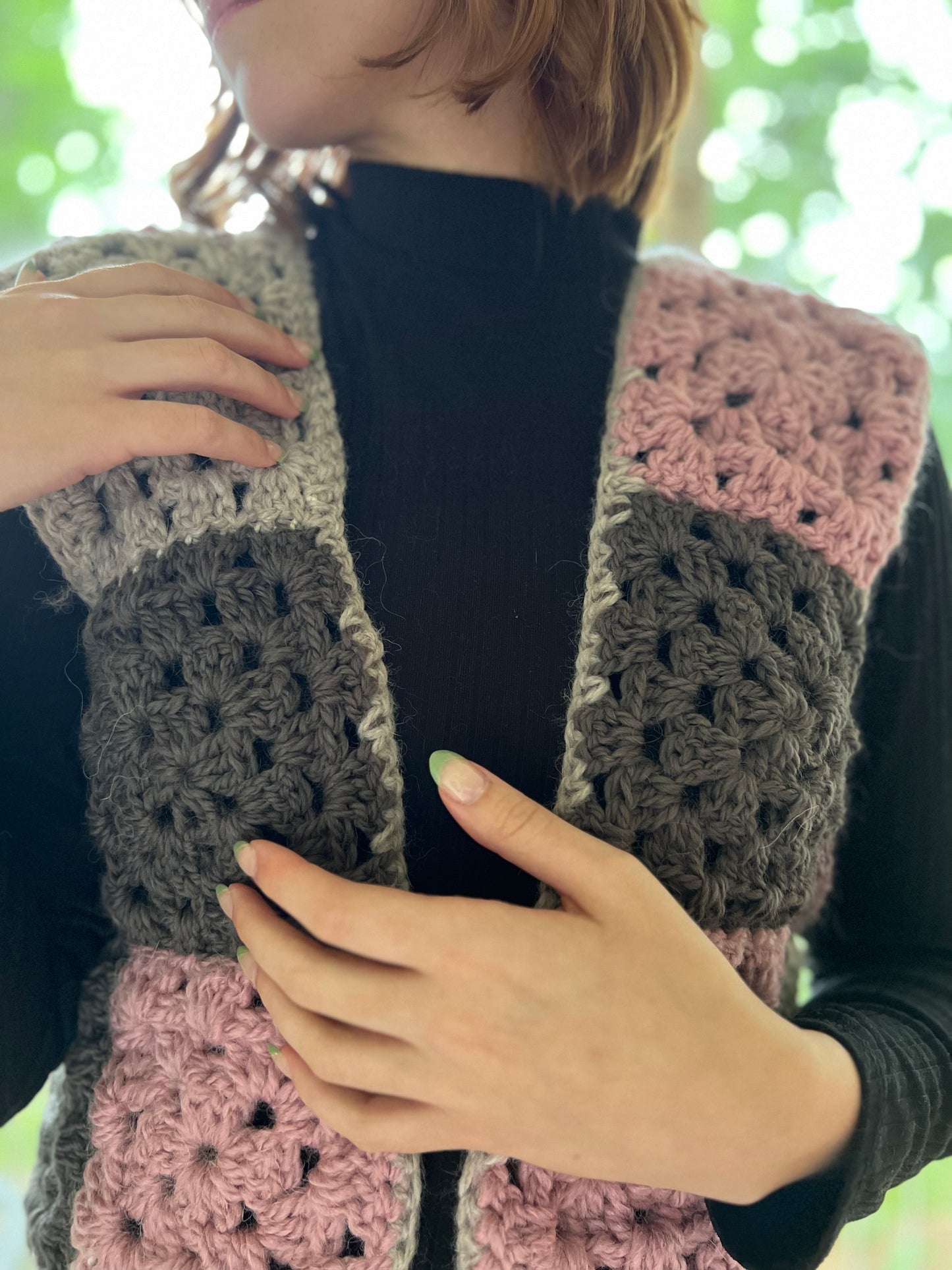 Neapolitan Granny Square Vest