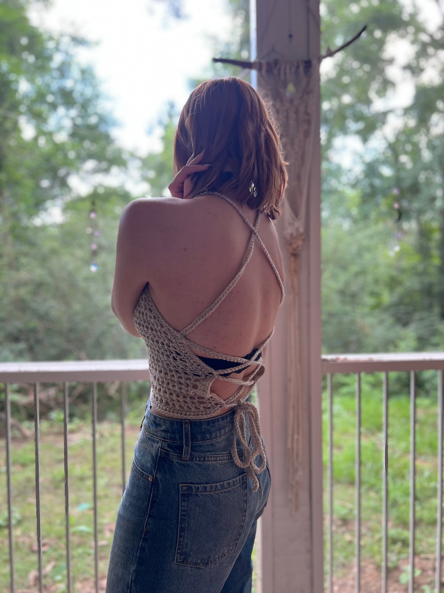Mesh Corset Top