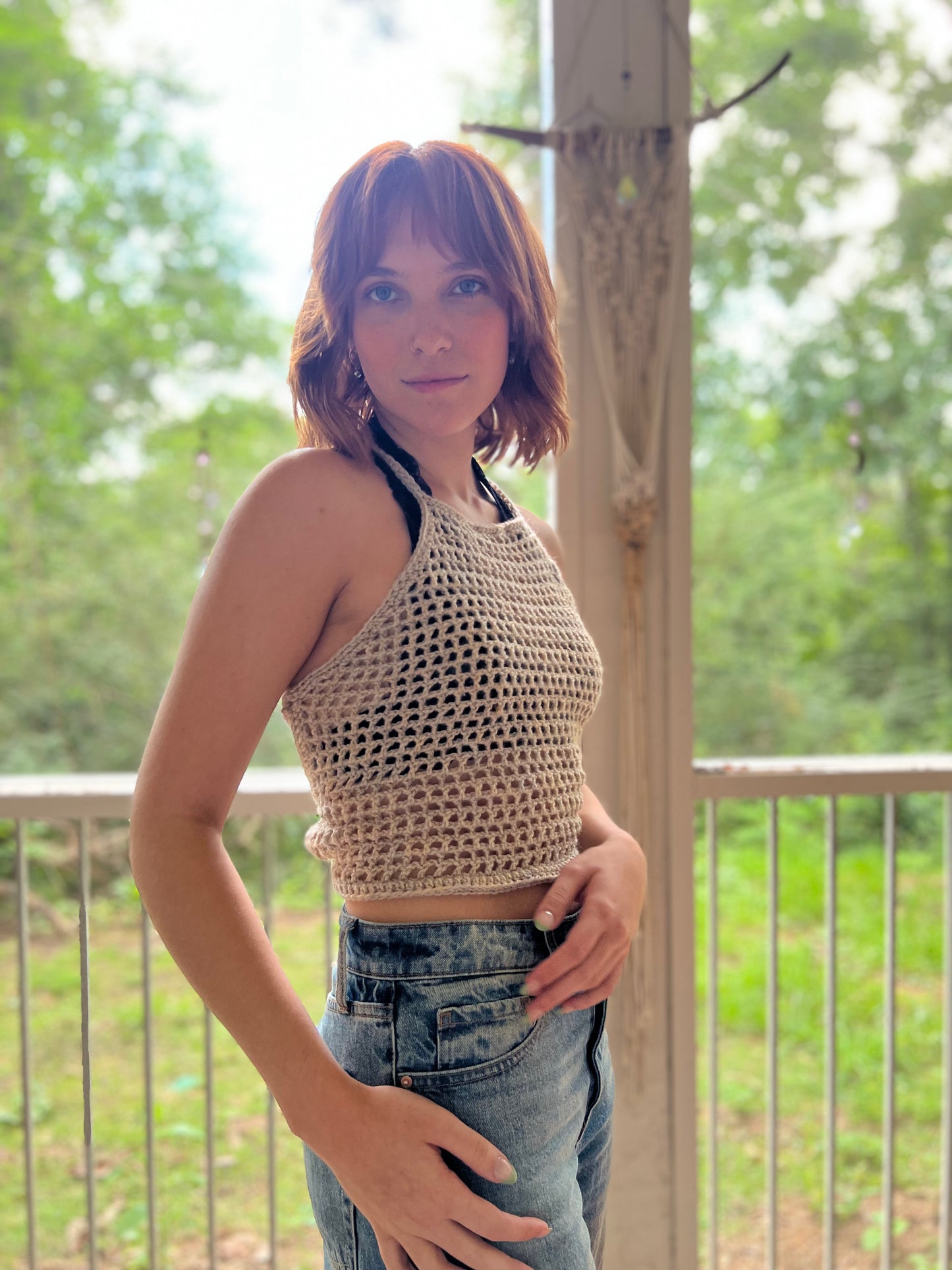 Mesh Corset Top