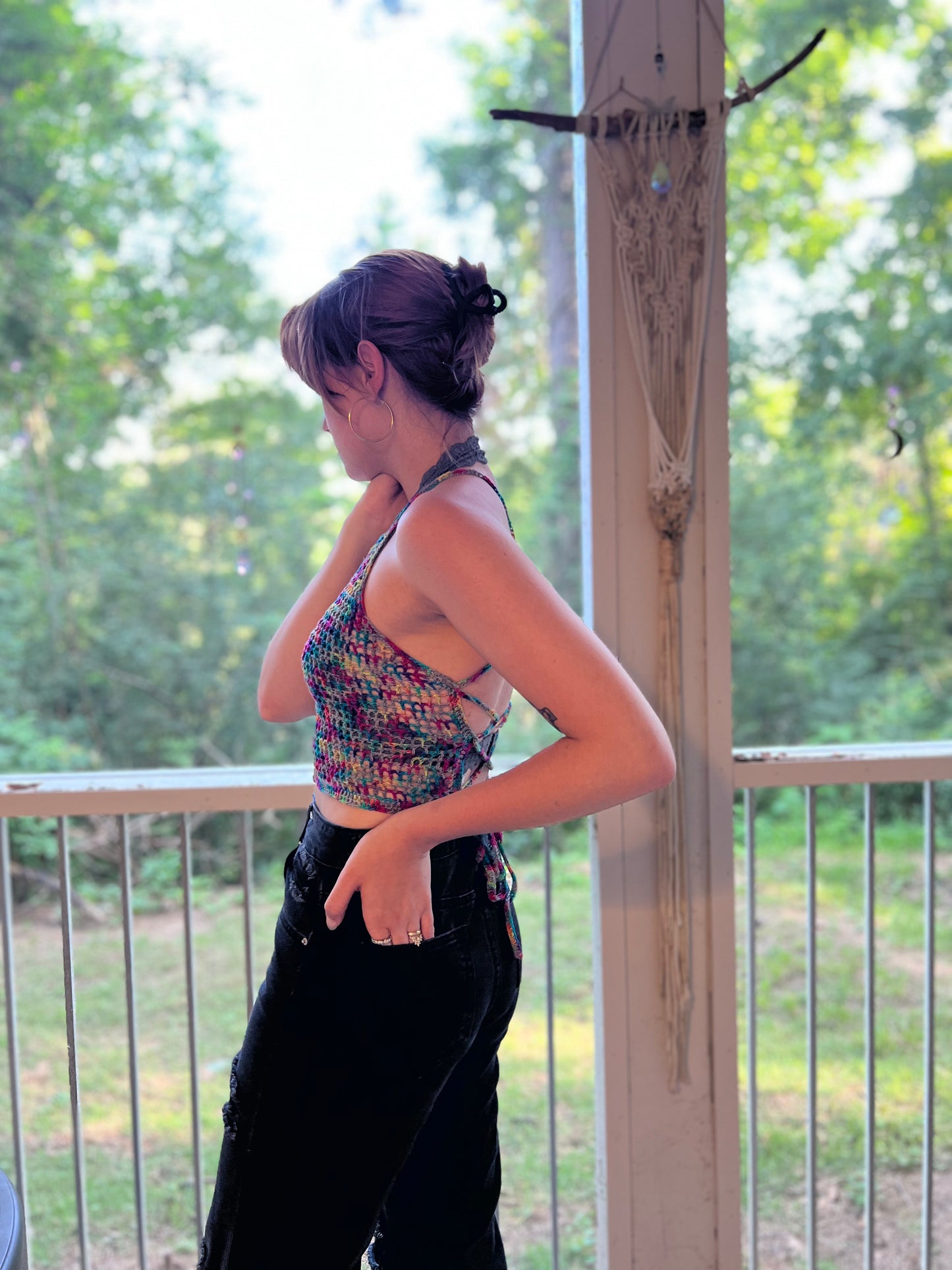 Mesh Corset Top