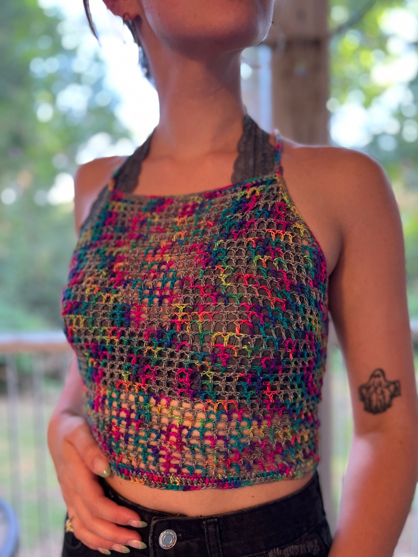 Mesh Corset Top