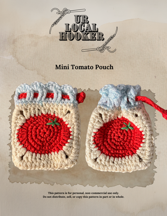 Mini TomatoPouch - PDF Digital Pattern