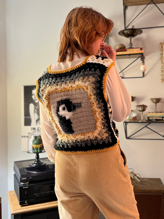 Silly Goose Vest - Gold