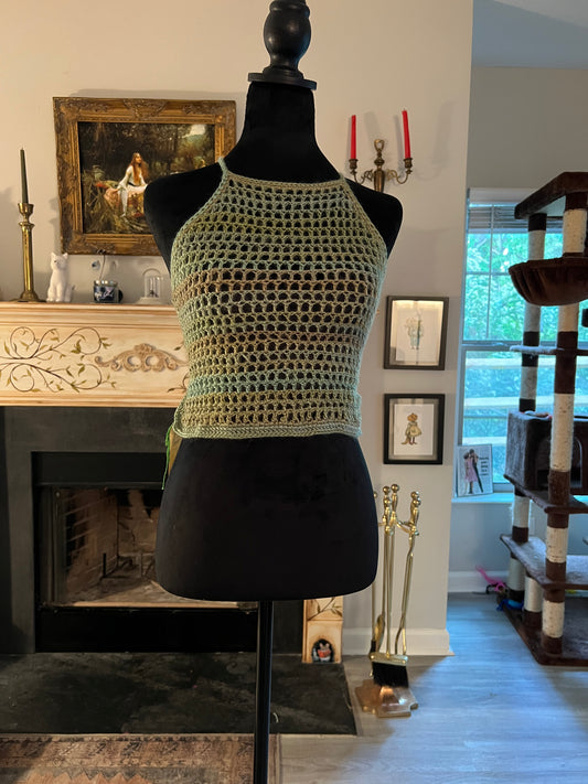 Mesh Corset Top